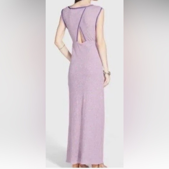 Free People Purple Sleeveless Maxi Gown - Picture 3 of 7